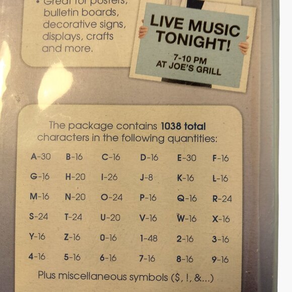 Black Adhesive Vinyl Letters Numbers Indoor Outdoor Mailbox Labels Poster Sign - Picture 7 of 11